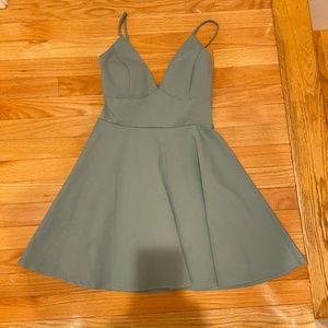 Teal Windsor Mini Dress Adult Small